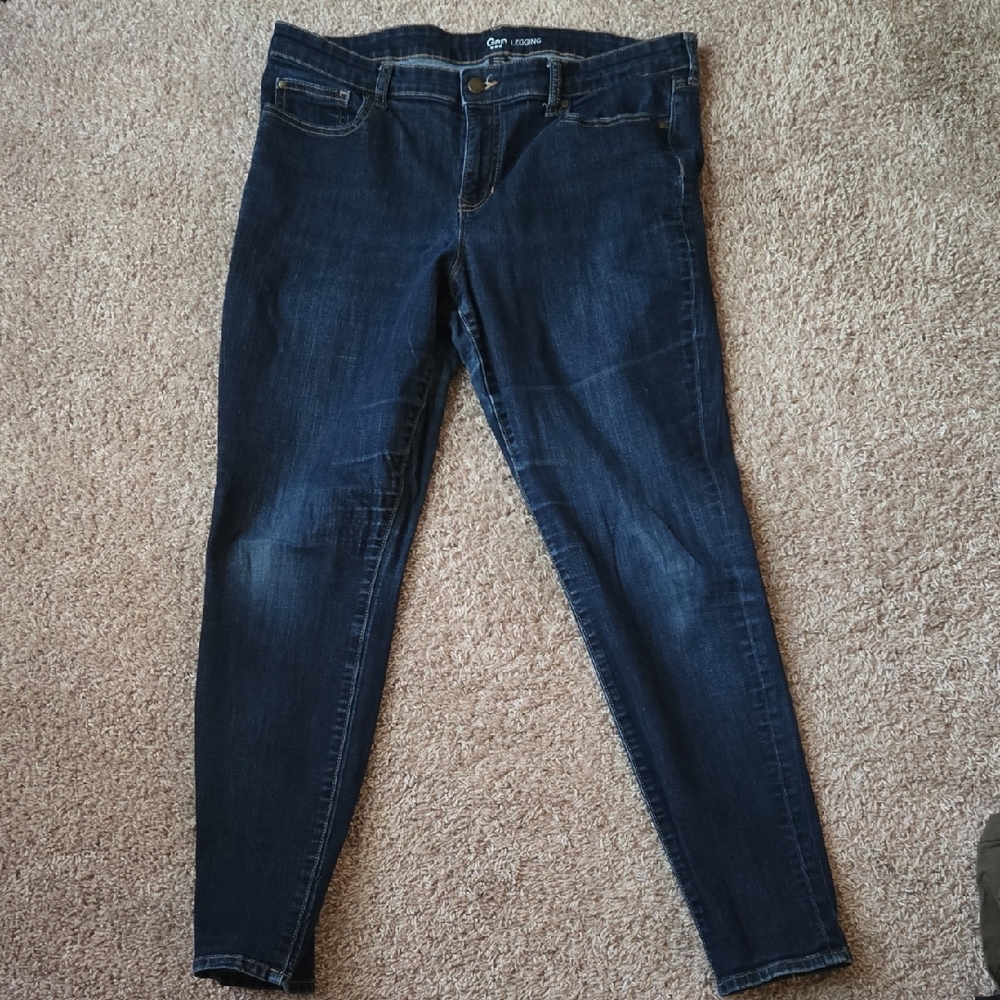 GAP Blue Skinny Jeans Tapered Fit